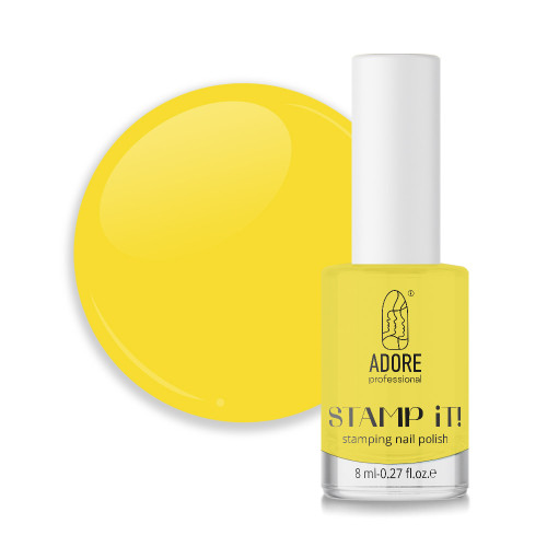 Лак для стемпінгу Adore Stamp №06 Lemon 8 мл