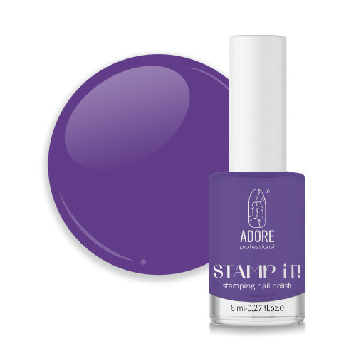 Лак для стемпінгу Adore Stamp №09 Viola 8 мл