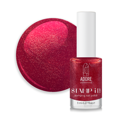 Лак для стемпінгу Adore Stamp №11 Cherry 8 мл