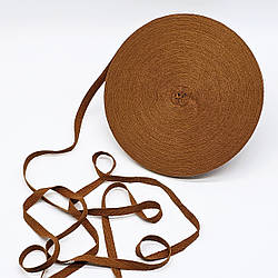 Кіперна стрічка ХБ / колір світло-коричневий / ширина 1 см / замовлення від 1 метра