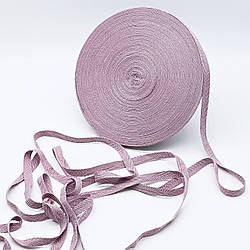 Кіперна стрічка ХБ / колір рожевий фрез / ширина 1 см / замовлення від 1 метра