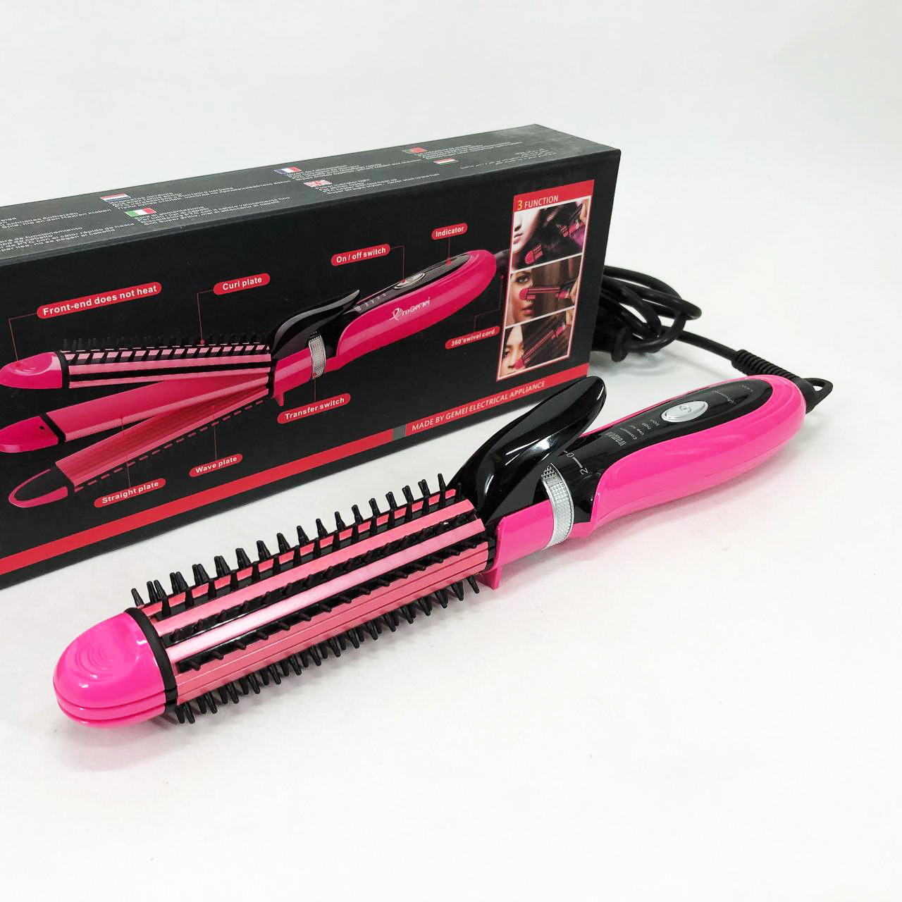 Плойки для волосся, волосся, Щипці для гофрування волосся Хороші щипці вирівнювання OH-16, фото 1