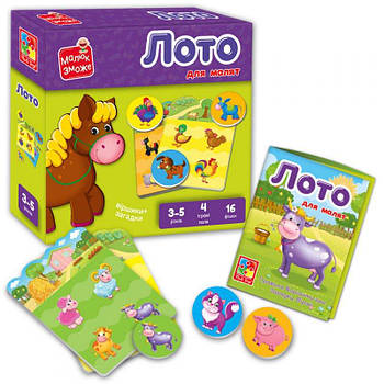 Гра розвиваюча Лото "Ферма" VT2100-08 G-Rich
