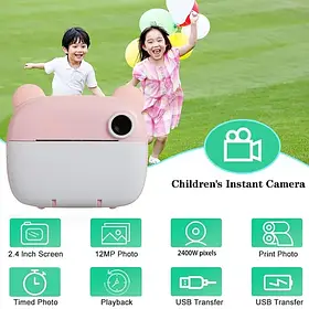 Дитячий фотоапарат із миттєвим друком DIY Instant Digital Camera SV227