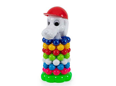 Пірамідка дитяча пластикова Кулька (собачка) арт.1802 ТМ BAMSIC FG