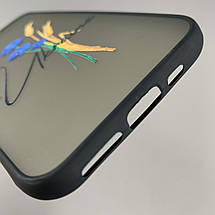 Чохол для Apple iPhone 11 Pro чохол з принтом колосок на телефон айфон 11 про чорний q02r, фото 4