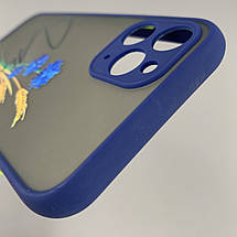 Чохол для Apple iPhone 11 Pro чохол з принтом колосок на телефон айфон 11 про синій q02r, фото 5