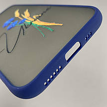 Чохол для Apple iPhone 11 Pro чохол з принтом колосок на телефон айфон 11 про синій q02r, фото 4