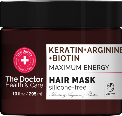 Маска The Doctor Health&Care Keratin + Arginine + Biotin Максимум енергії 946 мл