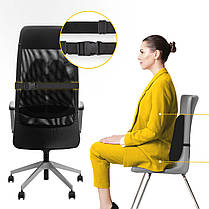 Ортопедична подушка 4FIZJO для спини 41 x 40 см Black (P-5907739318763), фото 3