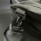 Сумка спортивна жіноча чоловіча, сумка для спорту тренувань, сумка для боксу Hechpro чорна (HP005), фото 10