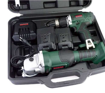 Набір акумуляторних інструментів 7000 об/хв, 3 Aгод Boxer SR-016 набір шуруповерт болгарка, фото 1