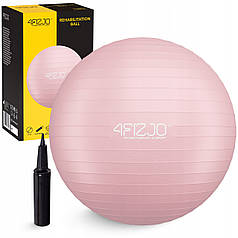 М'яч для фітнесу (фітбол) 4FIZJO 55 см Anti-Burst Pink (P-5907739316271)