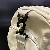 Сумка спортивна жіноча чоловіча, сумка для спорту тренувань, сумка для боксу Hechpro бежева (HP005), фото 10