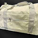 Сумка спортивна жіноча чоловіча, сумка для спорту тренувань, сумка для боксу Hechpro бежева (HP005), фото 9