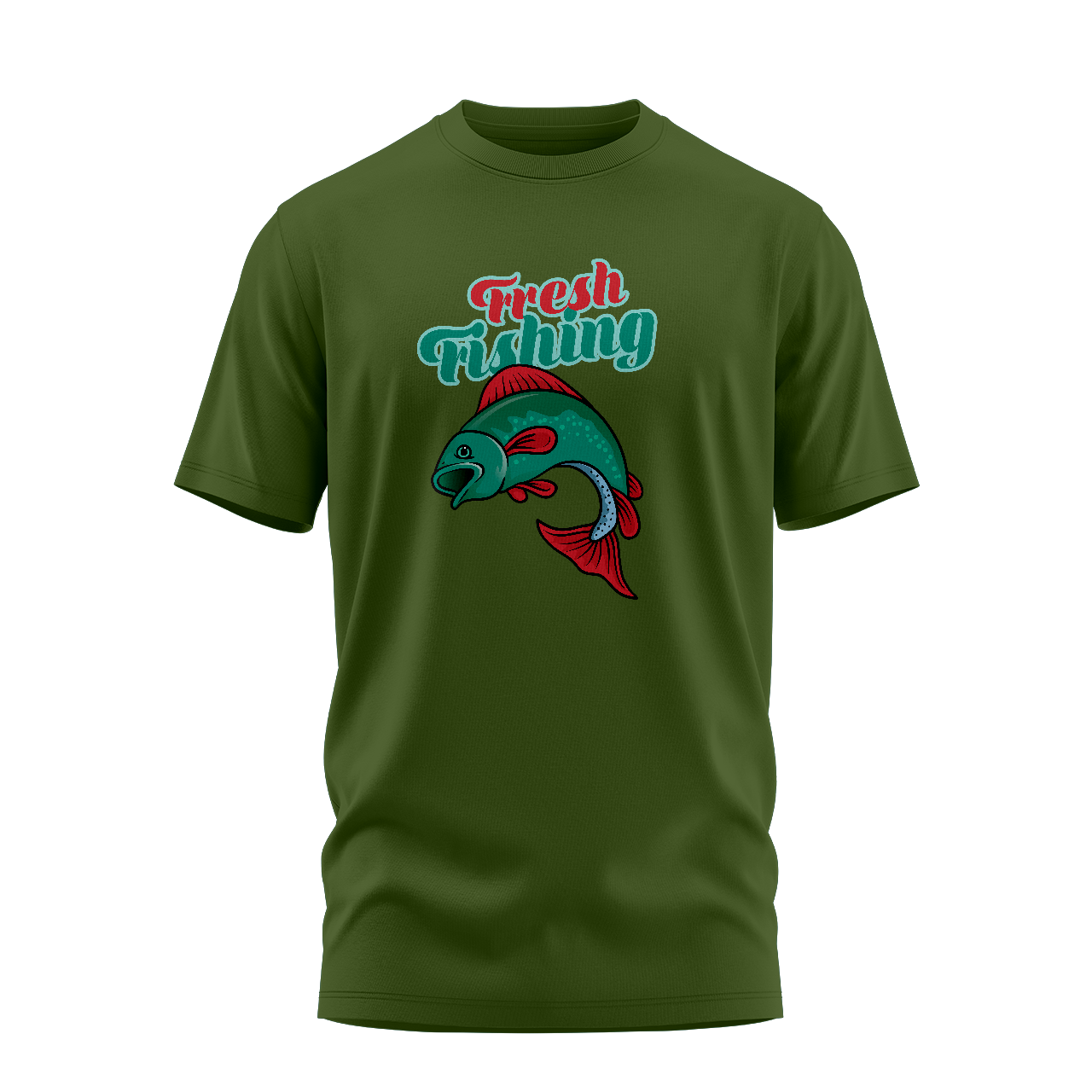 Дитяча футболка для хлопчика Fresh Fishing, 2-16 років, фото 1