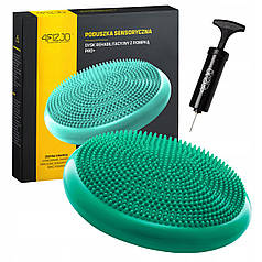 Балансувальна подушка-диск 4FIZJO PRO+ 33 см сенсомоторна, масажна Mint (P-5907739314468)