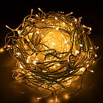 Гірлянда бахрома вулична (зовнішня) Springos 20 м 500 LED + Flash CL0517 Warm White, фото 4