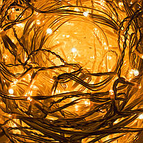 Гірлянда бахрома вулична (зовнішня) Springos 20 м 500 LED + Flash CL0517 Warm White, фото 6