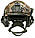 Балістичний шолом каска FAST Helmet NIJ IIIA + Тактичні навушники M31+ ліхтарик, фото 4