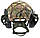 Балістичний шолом каска FAST Helmet NIJ IIIA + Тактичні навушники M31+ ліхтарик, фото 5