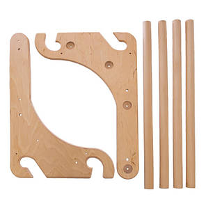 Турнік навісний на шведську стінку SP-Planeta Fitness Wood L-1463 дерево Код L-1463, фото 3