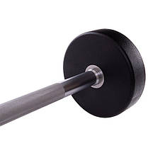 Штанга фіксована пряма поліуретанова Zelart Urethane Barbell TA-2689-30 довжина-107см 30кг Код TA-2689-30, фото 3