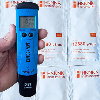 HI 98312 DiST 6 Кондуктометр EC/TDS-метр, 0-20 мСм/см, 0-10 г/л, високий діапазон