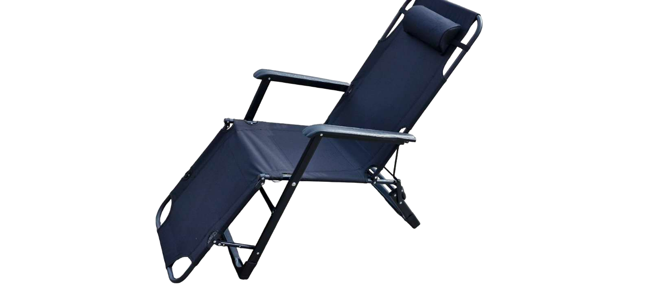 Шезлонг садовий пляжний розкладний 64см х 176см