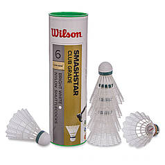 Волани для бадмінтону WILSON SMASHSTAR WRT6050 6шт білий Код WRT6050