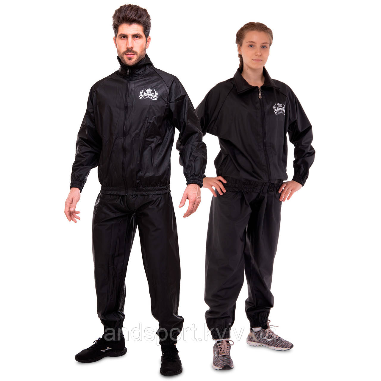 Костюм-сауна Sauna Suit TOP KING TKSNS S-2XL чорний Код TKSNS