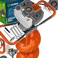 Мотобур бензиновий WUBER WR-5240 + шнек 200 мм.