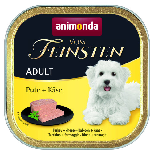Корм вологий для собак Animonda Vom Feinsten Adult Turkey + cheese з індичкою та сиром 150 г (*)