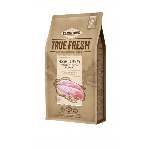 Сухий корм Carnilove True Fresh для дорослих собак всіх порід, з індичкою, 4 кг (*)