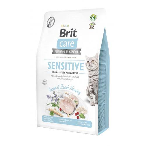 Сухий корм Brit Care Cat GF Insect для котів з харчовою непереносимістю, з комахами та рибою, 2 кг (*)