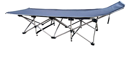 Шезлонг садовий пляжний розкладний 68см х 190см GRAY, фото 2