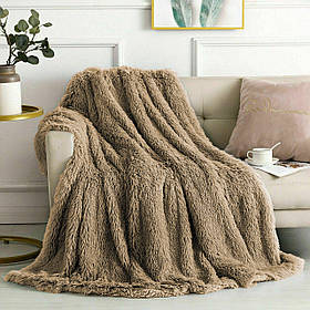 Плед покрывало Colorful Home Травка какао з молоком 220х240см