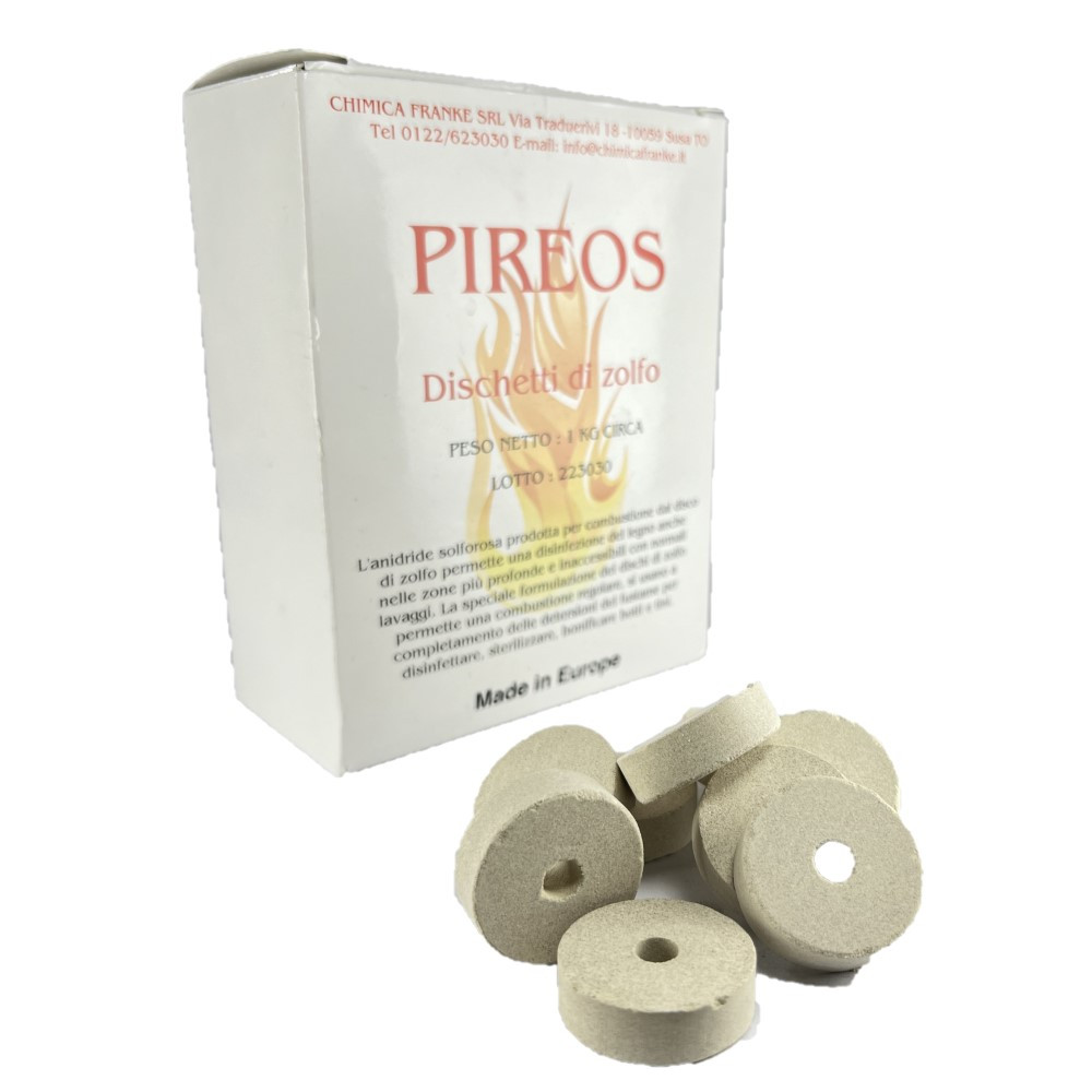 Сірчаний диск Pireos для обкурювання бочок, 1 шт (Італія)