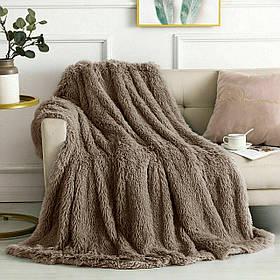 Плед покрывало Colorful Home Травка капучино 220х240см