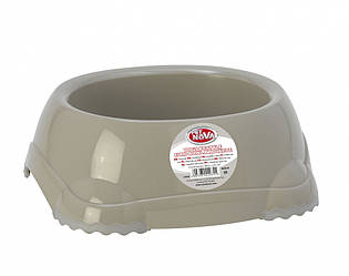 Миска нековзна для собак Pet Nova 1.25 л Сіра