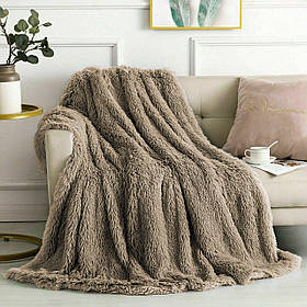 Плед покрывало Colorful Home Травка кава з молоком 220х240см