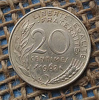 20 сантимiв 1962 року францiя