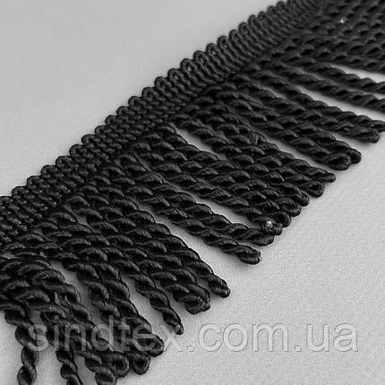 Бахрома для штор 6,5 см - чорний, фото 1