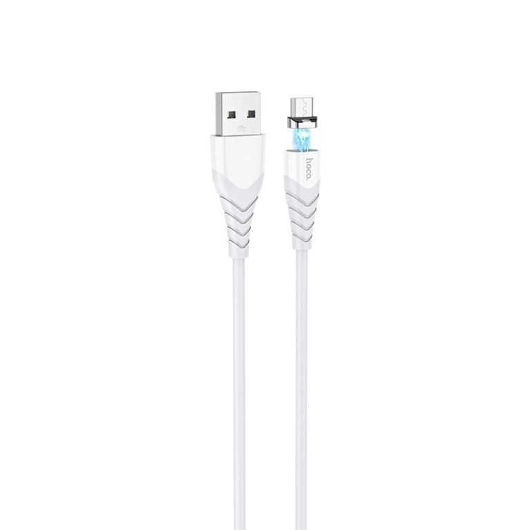 Магнітний кабель USB Hoco X63 Racer magnetic Micro-USB (2,4A/1м) чорний