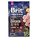 Сухий корм Brit Premium Dog Junior S для цуценят дрібних порід, з куркою, 3 кг (*), фото 4