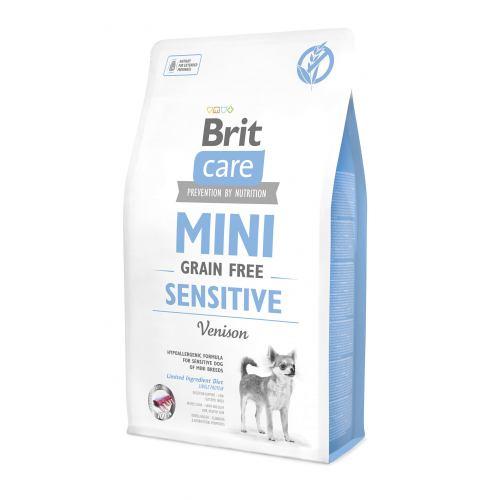 Сухий корм Brit Care GF Mini Sensitive для собак мініатюрних порід з чутливим травленням, з олениною, 2 кг (*)