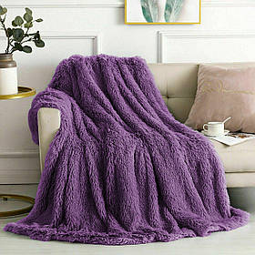 Плед покрывало Colorful Home Травка бузковий 220х240см