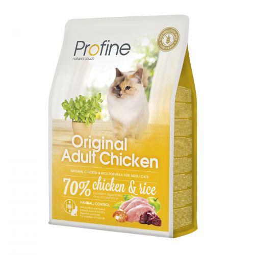 Сухий корм Profine Original Adult для дорослих котів, з куркою та рисом, 2 кг (*), фото 1