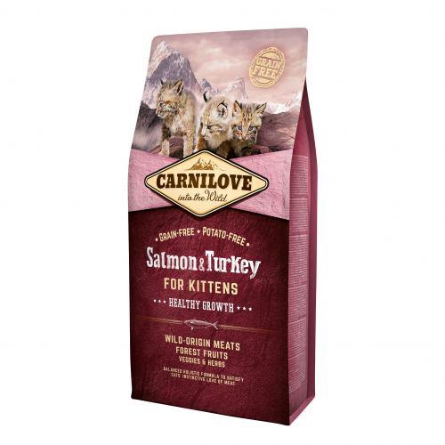 Сухий корм Carnilove Cat Salmon & Turkey для кошенят, лосось та індичка, 6 кг (*)