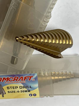 Свердло по металу ступеневу 4-30 мм